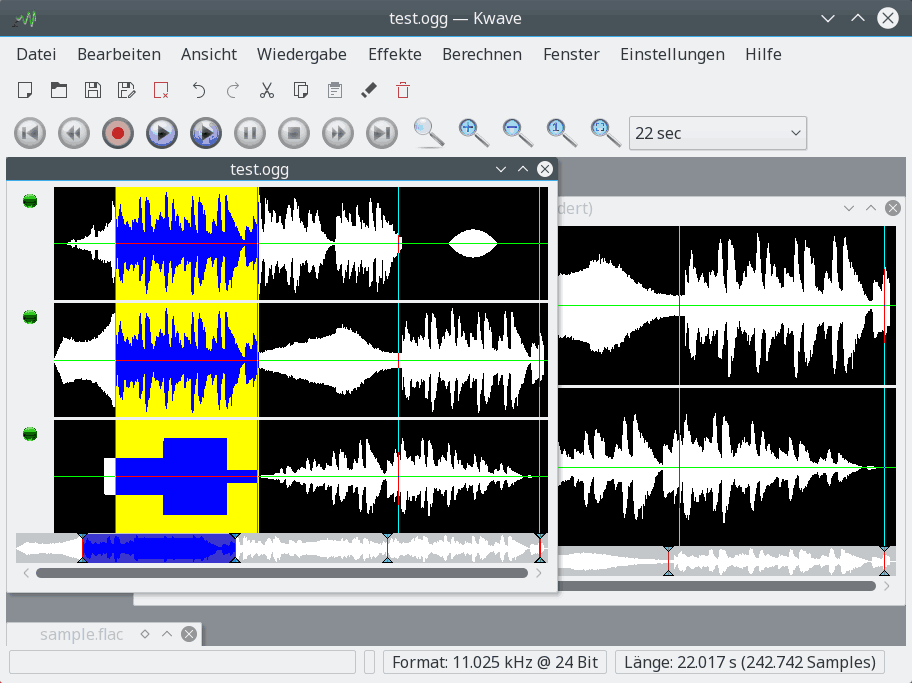 Bildschirmfoto des MDI-Modus